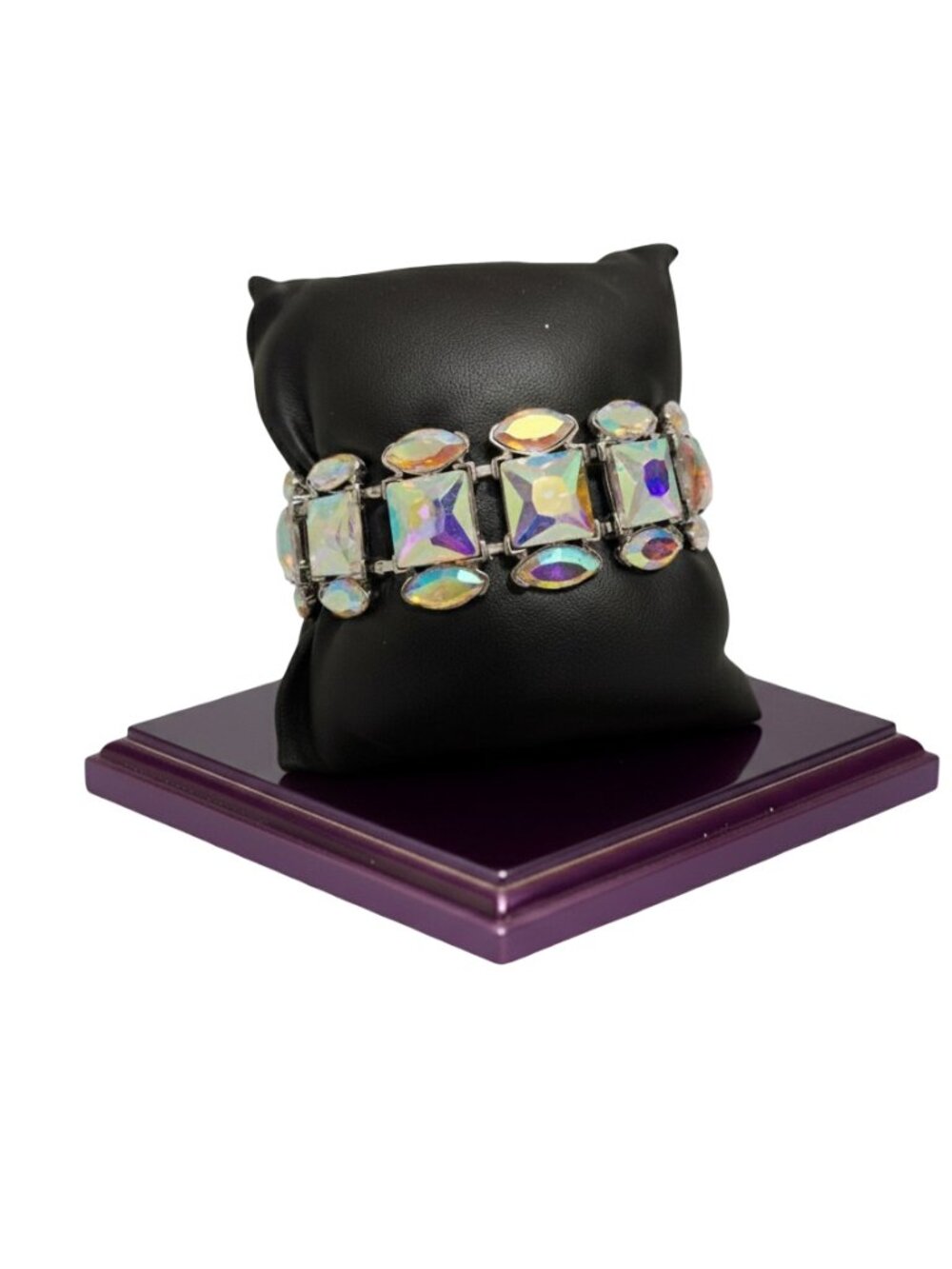 Multi-Color Chunky Rhinestone Bracelet